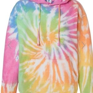 Multicolor Unisex Tie-Dye Hoodie